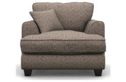 Heart of House Hampstead Fabric Chair - Dark Grey